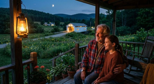 What the Old Covered Bridge at Midnight Revealed: A Grandfather's Summer Secret Changed Everything for His Granddaughter