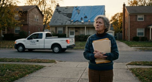 The Storm Contractor Took Our Deposits and Vanished. When He Returned to Town, I Was Holding the Folder That Destroyed Him
