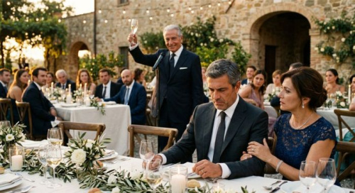 Mio Suocero Mi Umiliò al Matrimonio di Mia Figlia Davanti a Tutti. Non Sapeva che il Cliente Francese Aveva Già Firmato Solo con il Mio Nome.