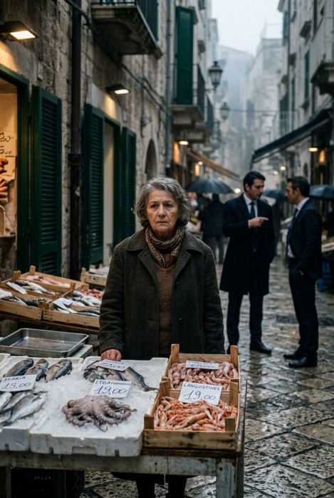 Mio Figlio Tornò da Milano con un Avvocato per Vendere la Mia Pescheria di Bari. Non Sapeva che il Banco Ormai Era di un'Altra.
