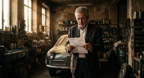 Al Funerale di Rita, il Mio Socio Mi Fece Firmare la Vendita dell'Officina. Non Sapeva che Ogni Telaio Aveva un Numero che Avrebbe Smontato Tutto.