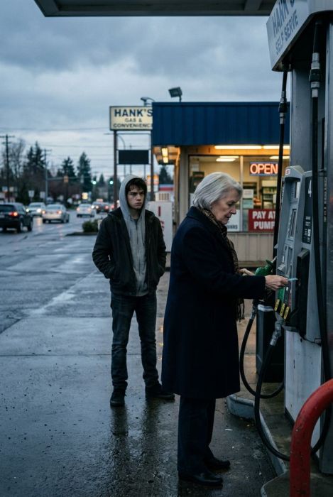 The Gas Station Kid Who Always Called Her "Miss Evie" Was Selling Her Card to Strangers