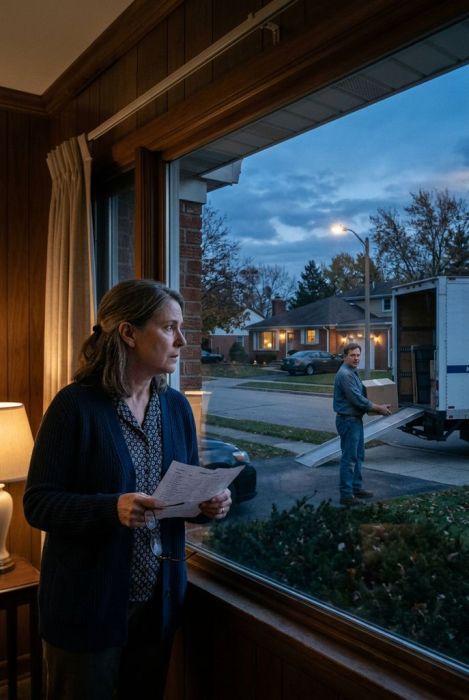 The Mover Next Door Helped Every Widow on Our Street Pack for Free. When My Husband's Watch Vanished, I Found the List — With a Date for My House