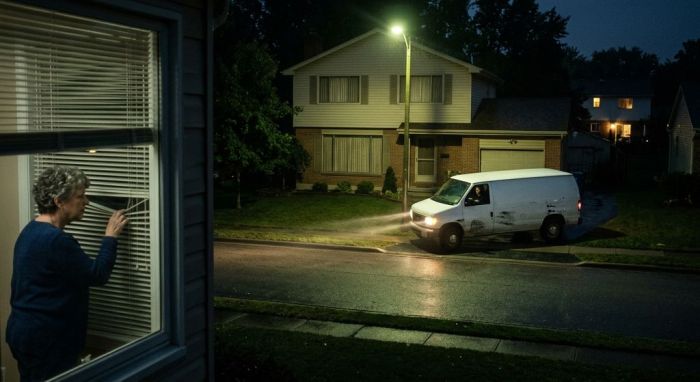 The Woman at 18 Willow Way Always Kept Her Curtains Drawn — Until a Delivery Driver Saw Something He Couldn't Unsee