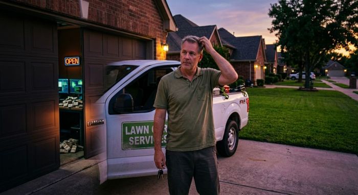 The Lawn Care Man at 23 Chestnut Drive Never Had a Single Customer — But His Bank Statements Revealed a Fortune No One Could Explain