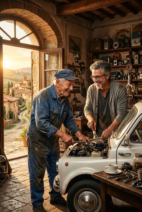 La Cinquecento di Papà: Quando un Vecchio Motore D'Epoca Riunì un Padre e un Figlio Dopo Anni di Distanza