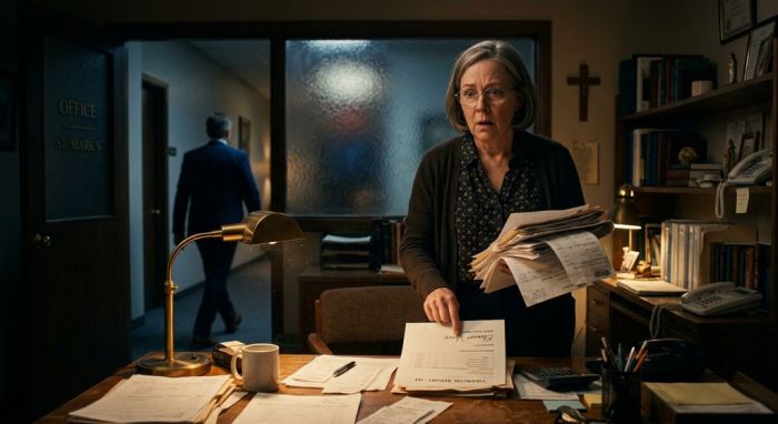 The Youth Pastor Everyone Adored Was Stealing the Church's Building Fund. When I Found the Receipts, He Turned the Whole Congregation Against Me