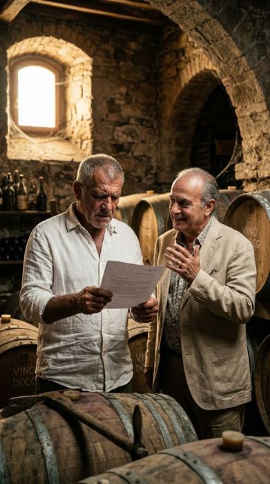 Il Mio Migliore Amico Mi Tradì e Si Impadronì della Cantina con Documenti Falsi. Non Sapeva che la Terra Era Ancora Mia.
