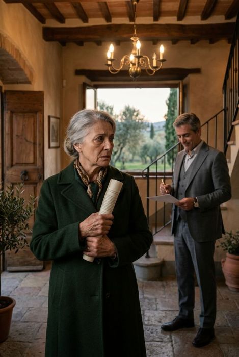 Mio Genero e un "Finto Notaio" Volevano Dichiararmi Incapace per Rubarmi la Villa. Non Sapevano che Avevo Già Protetto Ogni Mattone Anni Prima.