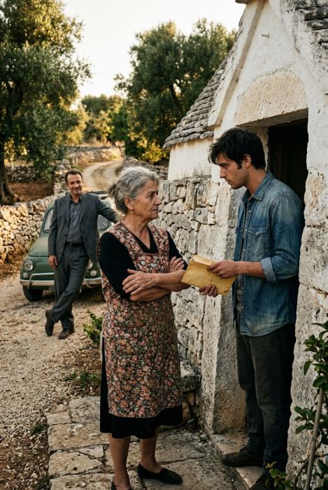Un Ragazzo Bussò al Mio Trullo: 'Sono il Figlio di Mio Marito.' Mio Nipote Fingeva di Aiutarmi — Non Sapeva che il DNA Avrebbe Svelato Tutto.