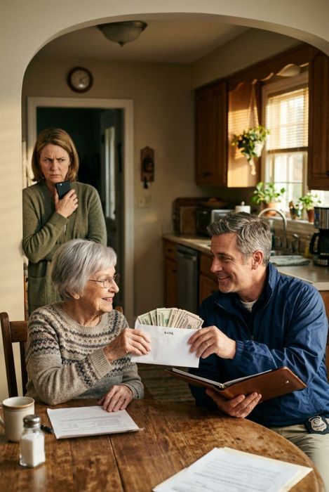 My 82-Year-Old Mother Thought the Detective Was Saving Her Money. The Morning He Left With $46,000, I Ran His Badge Number and Went Cold