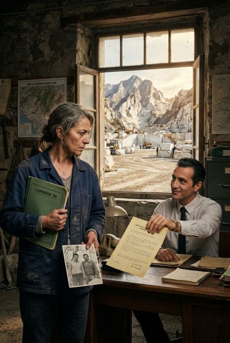 Il Geometra di Famiglia Voleva Vendere la Cava di Mio Padre ai Francesi. Non Sapeva che Ogni Blocco Portava il Marchio di Mio Nonno.